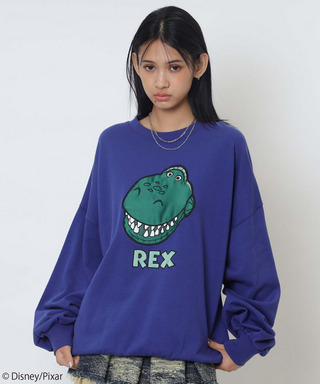 【Disney/Pixar/レックス】裏毛プルオーバー