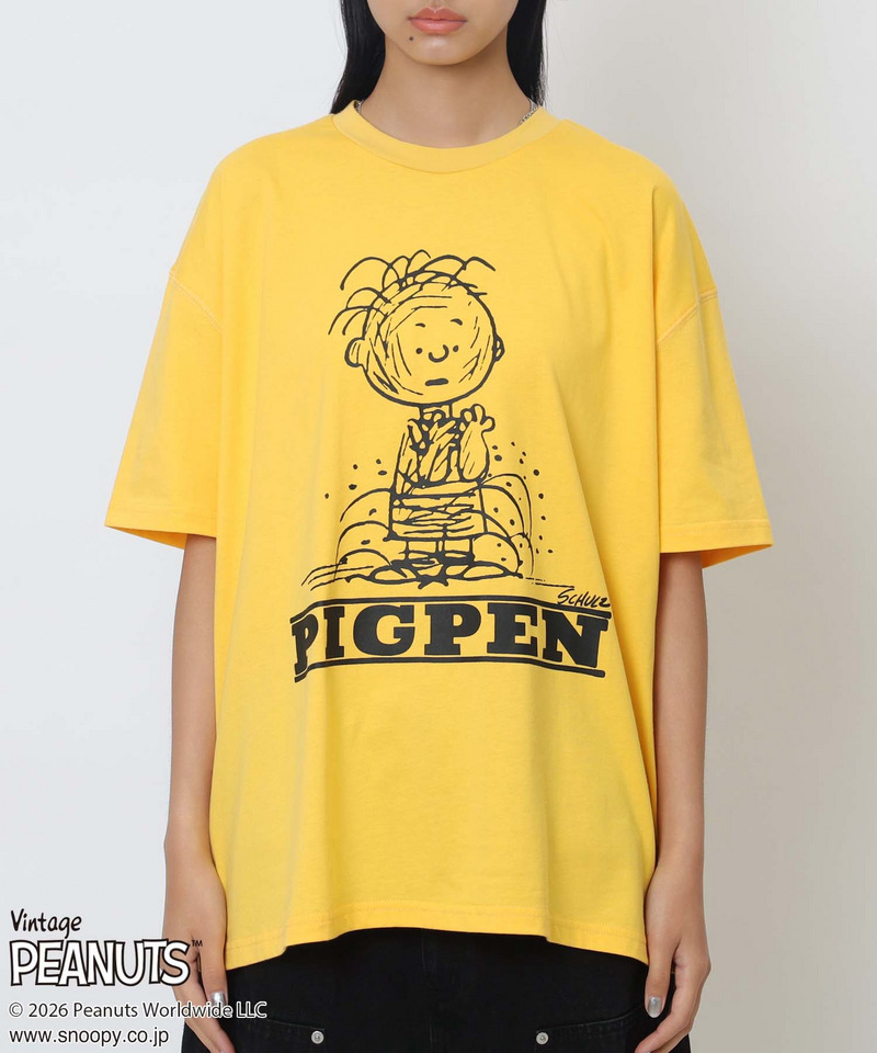【PEANUTS/PIGPEN】ピッグペンＴシャツ 詳細画像 イエロー 10