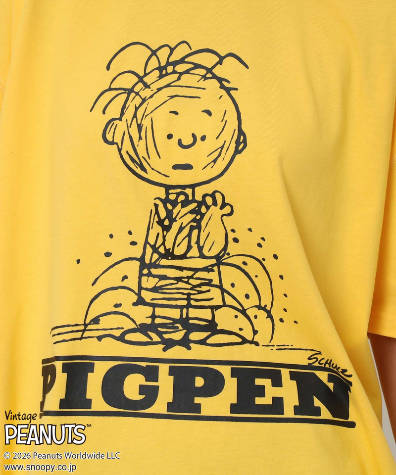 【PEANUTS/PIGPEN】ピッグペンＴシャツ 詳細画像 イエロー 14