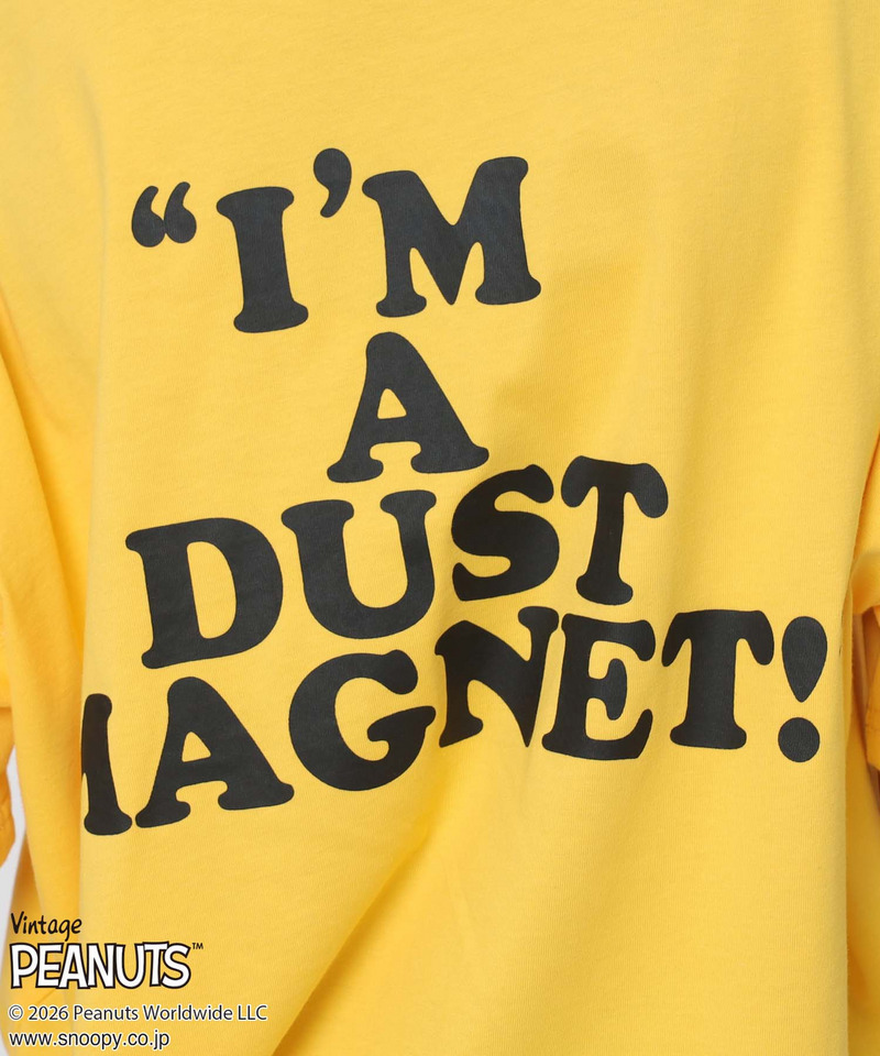 【PEANUTS/PIGPEN】ピッグペンＴシャツ 詳細画像 イエロー 15