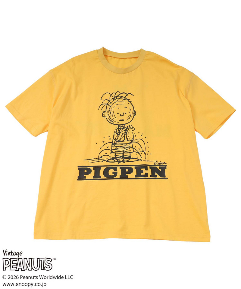 【PEANUTS/PIGPEN】ピッグペンＴシャツ 詳細画像 イエロー 4