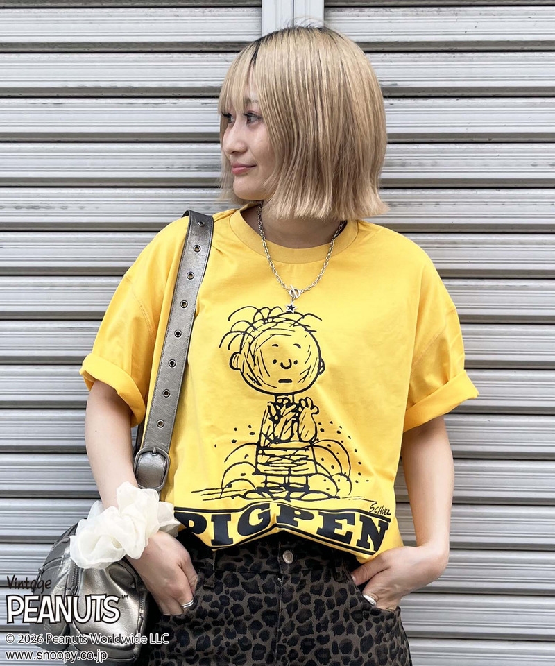 【PEANUTS/PIGPEN】ピッグペンＴシャツ 詳細画像 イエロー 7