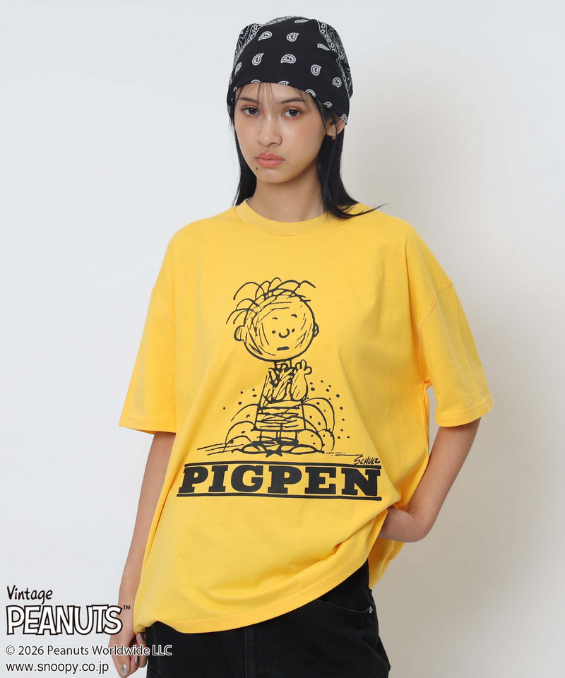 【PEANUTS/PIGPEN】ピッグペンＴシャツ 詳細画像 イエロー 9