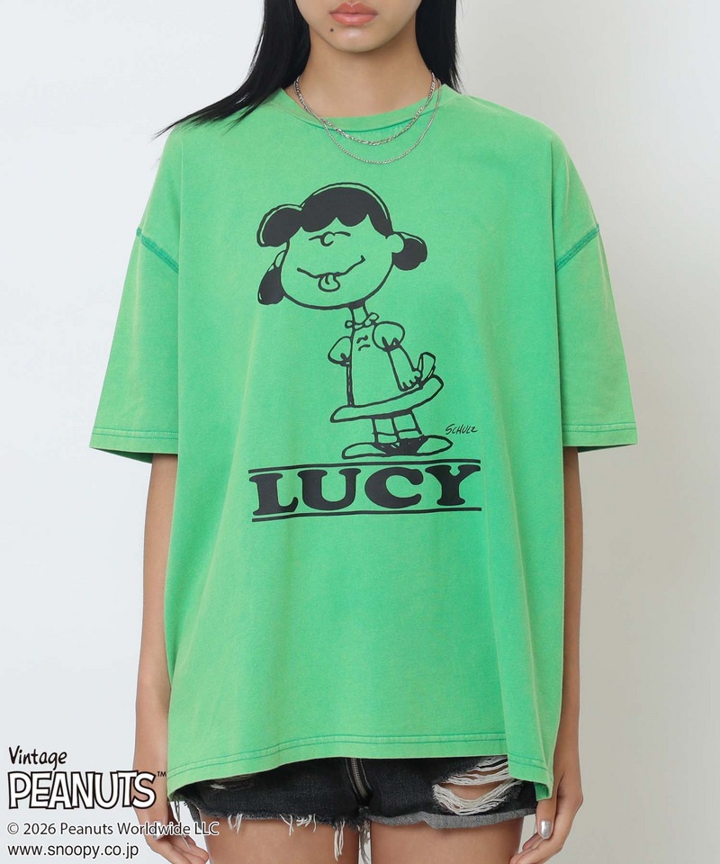 【PEANUTS/LUCY】ルーシーＴシャツ 詳細画像 グリーン 9