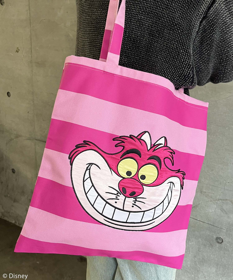 【Disney/ディズニー/チェシャ猫】トートバッグ 詳細画像 ピンク 2