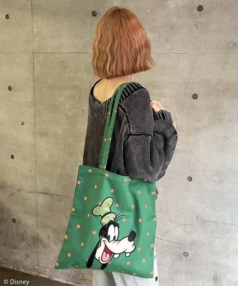 【Disney/ディズニー/グーフィー】トートバッグ 詳細画像 グリーン 3