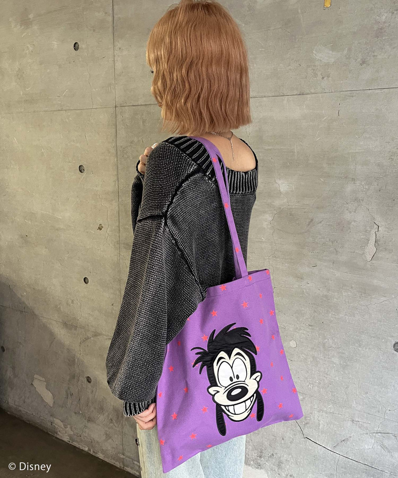 【Disney/ディズニー/マックス】トートバッグ 詳細画像 パープル 2