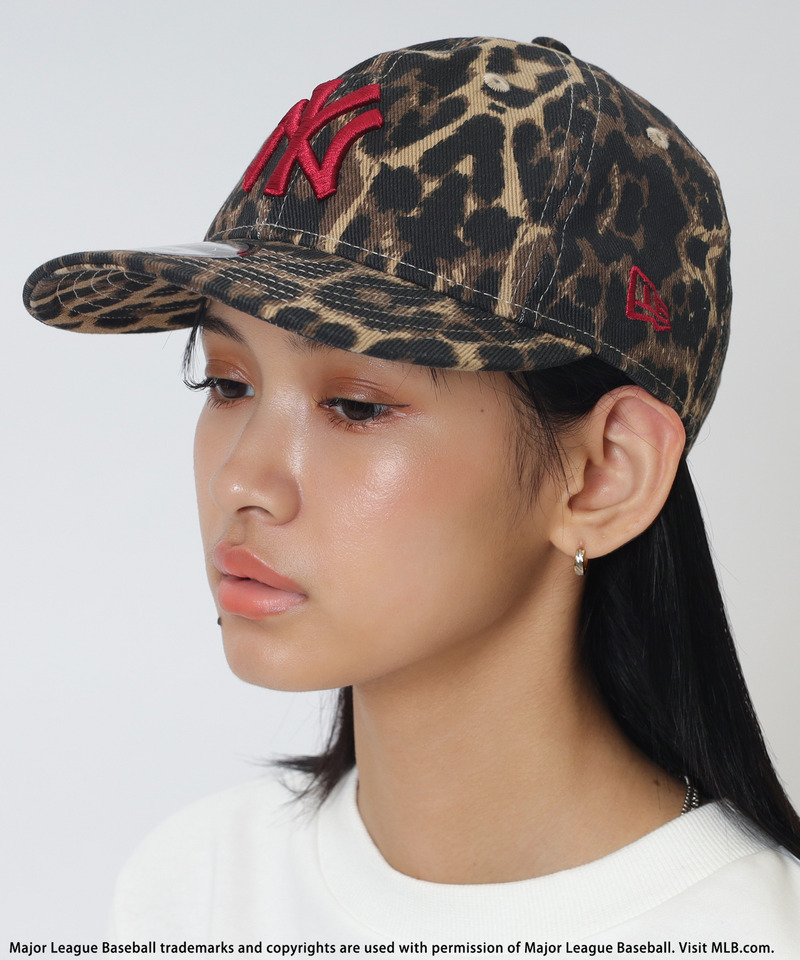 【NEW ERA】MLBロゴ総柄9TWENTYキャップ 詳細画像 レオパード 2
