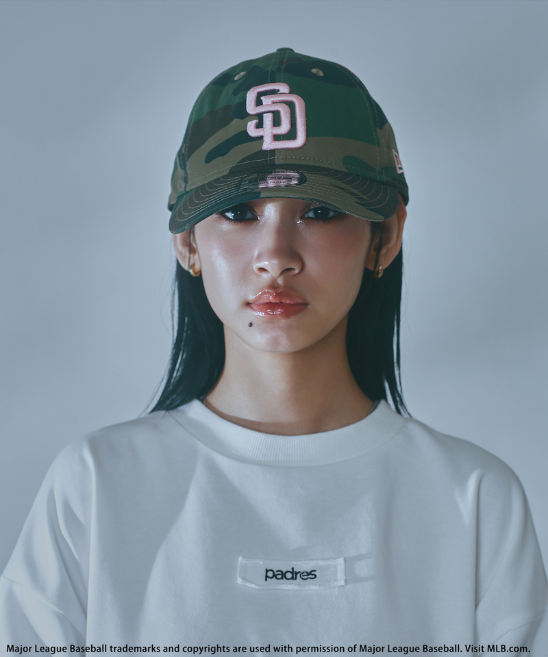 【NEW ERA】MLBロゴ総柄9TWENTYキャップ 詳細画像 カーキ系 10
