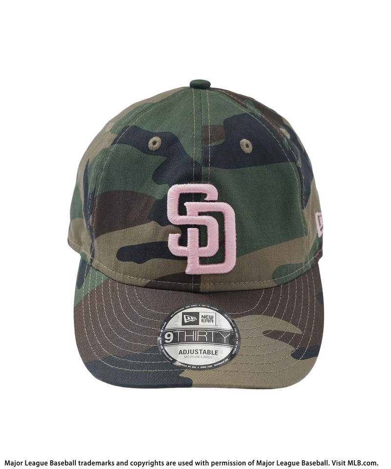 【NEW ERA】MLBロゴ総柄9TWENTYキャップ 詳細画像 カーキ系 3