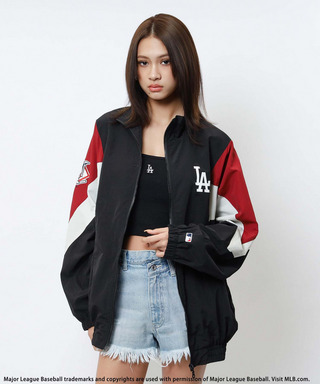 【MLB】ドルマン配色ナイロンブルゾン