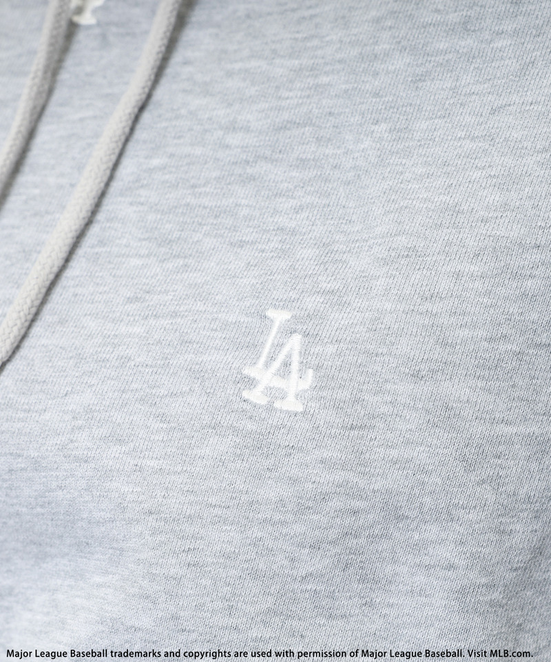【MLB】総柄刺しゅうロゴフーディセットアップ 詳細画像 グレー 20