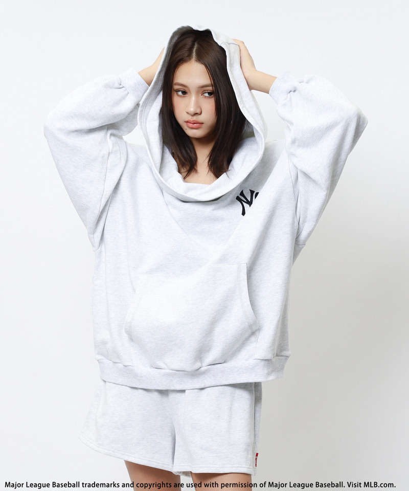 【MLB】2WAYフーディーセットアップ 詳細画像 グレー 11