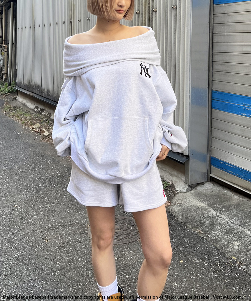 【MLB】2WAYフーディーセットアップ 詳細画像 グレー 12