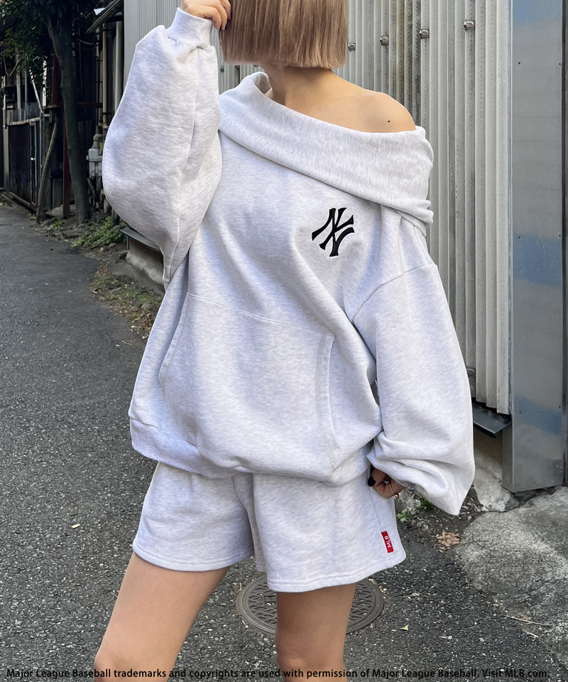 【MLB】2WAYフーディーセットアップ 詳細画像 グレー 14