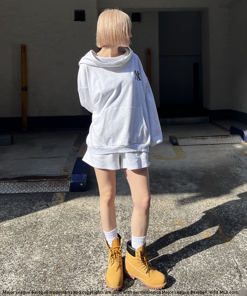 【MLB】2WAYフーディーセットアップ 詳細画像 グレー 15