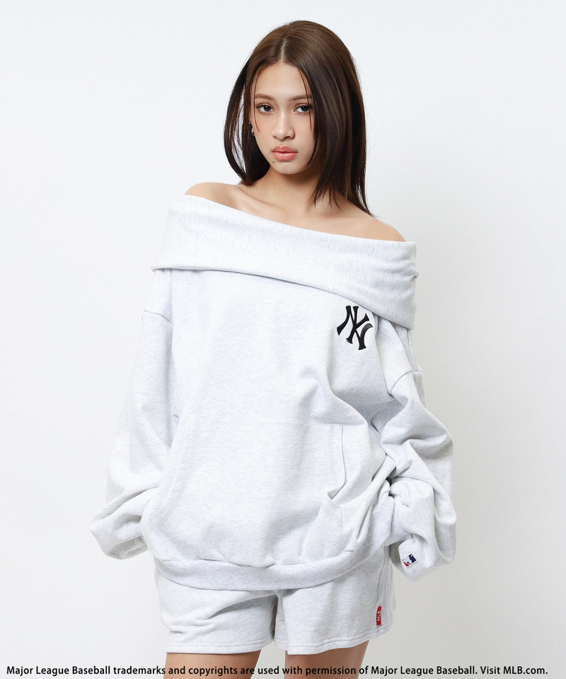 【MLB】2WAYフーディーセットアップ 詳細画像 グレー 6