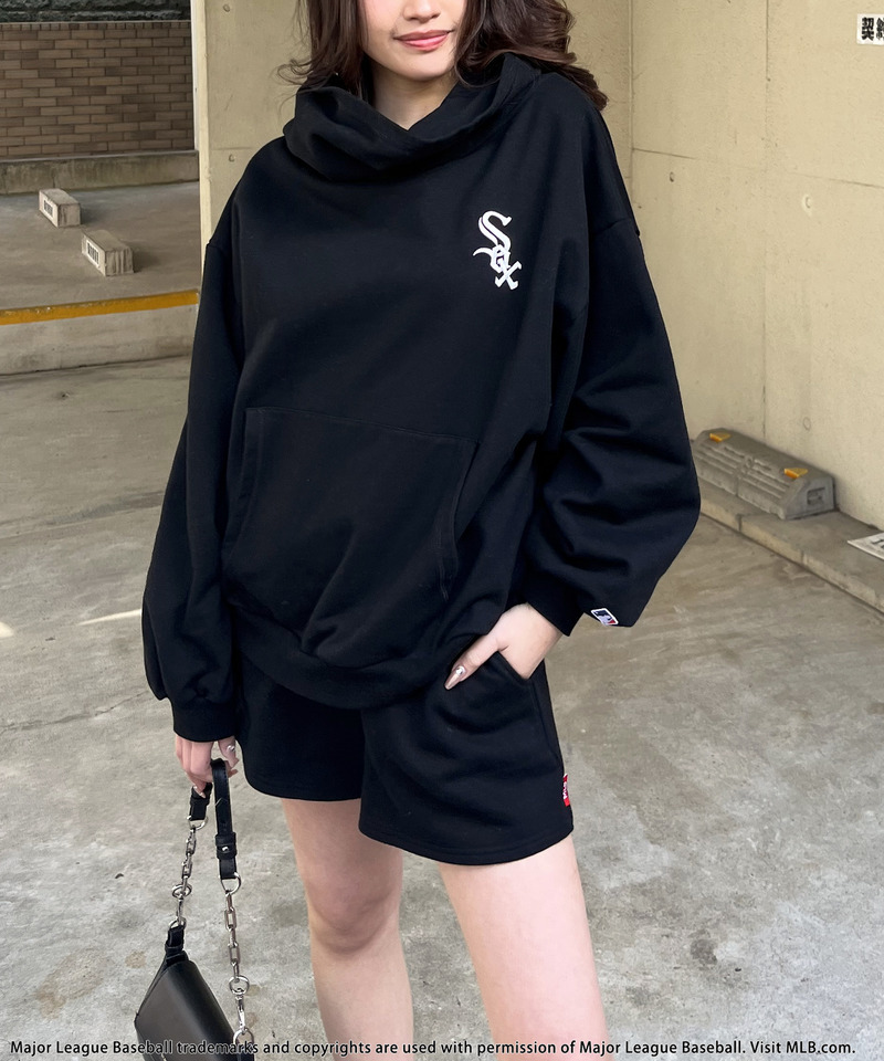 【MLB】2WAYフーディーセットアップ 詳細画像 ブラック 7