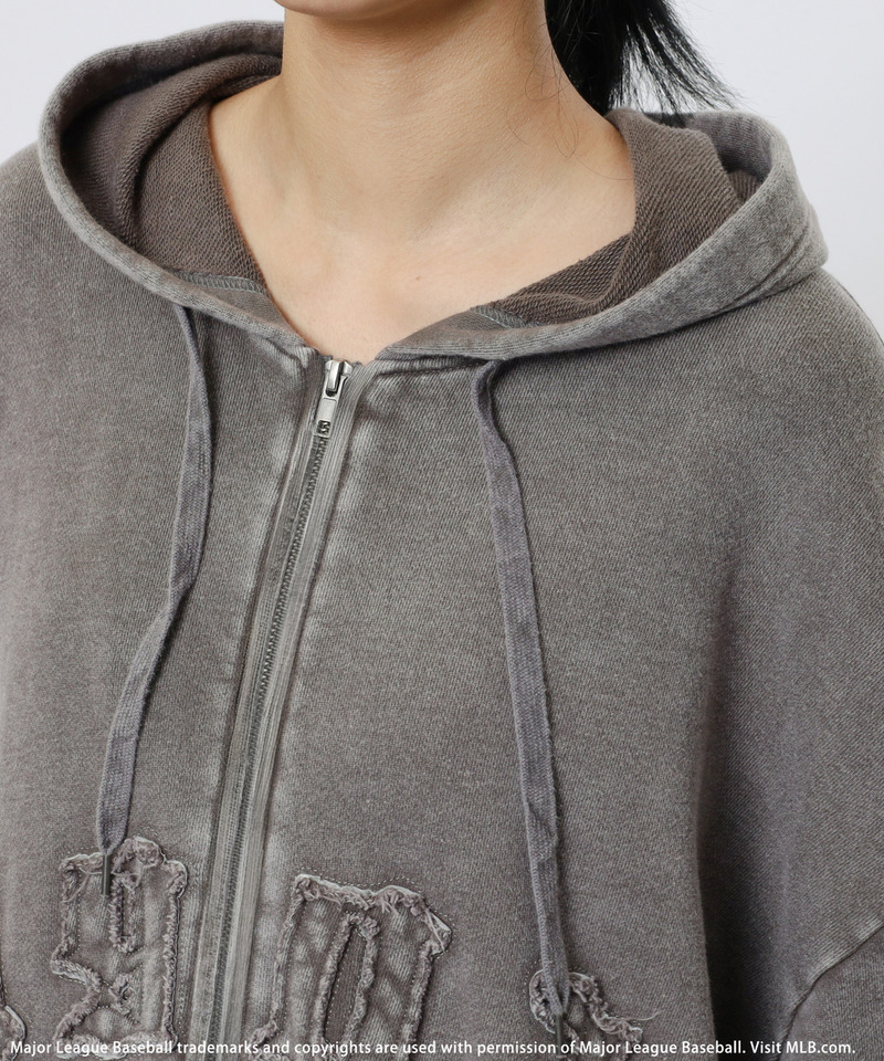 【MLB】ZIPビッグフーディー 詳細画像 ブラック 11