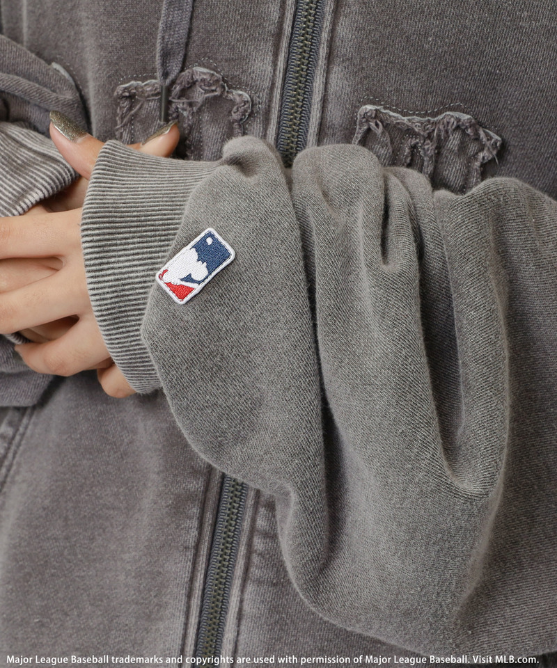 【MLB】ZIPビッグフーディー 詳細画像 ブラック 14