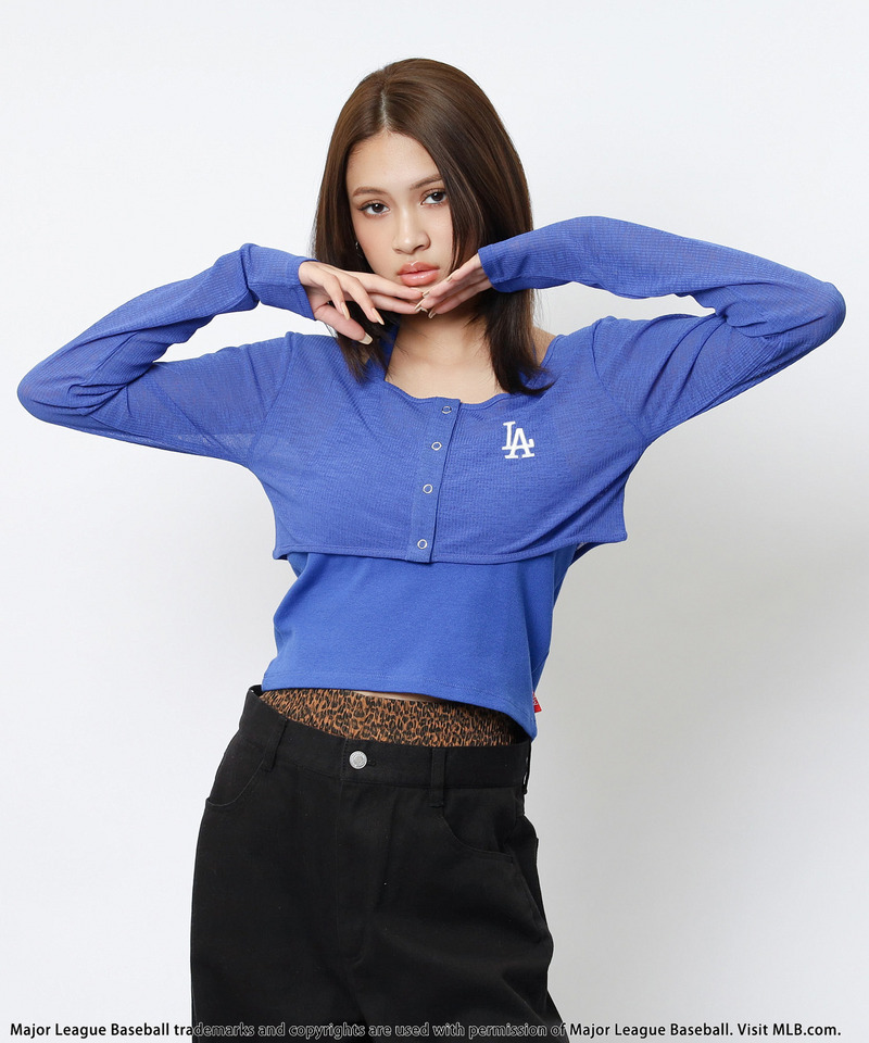 【MLB】ホルタータンクアンサンブル 詳細画像 ブルー 6