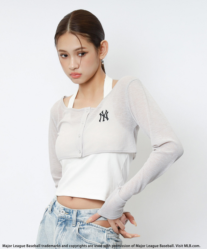 【MLB】ホルタータンクアンサンブル 詳細画像 グレー 1