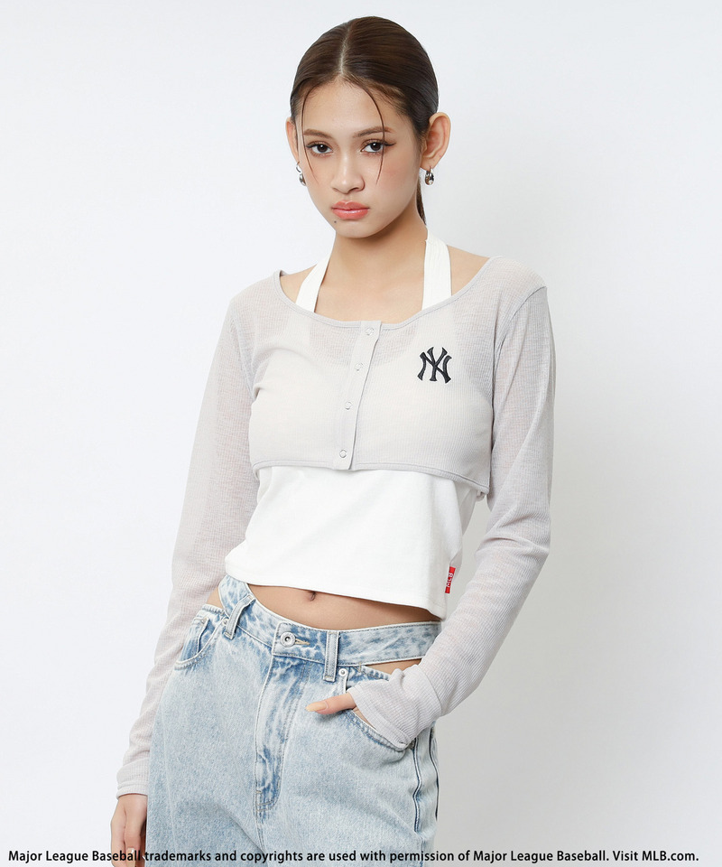 【MLB】ホルタータンクアンサンブル 詳細画像 グレー 2