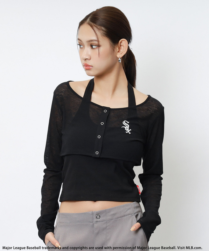 【MLB】ホルタータンクアンサンブル 詳細画像 ブラック 1