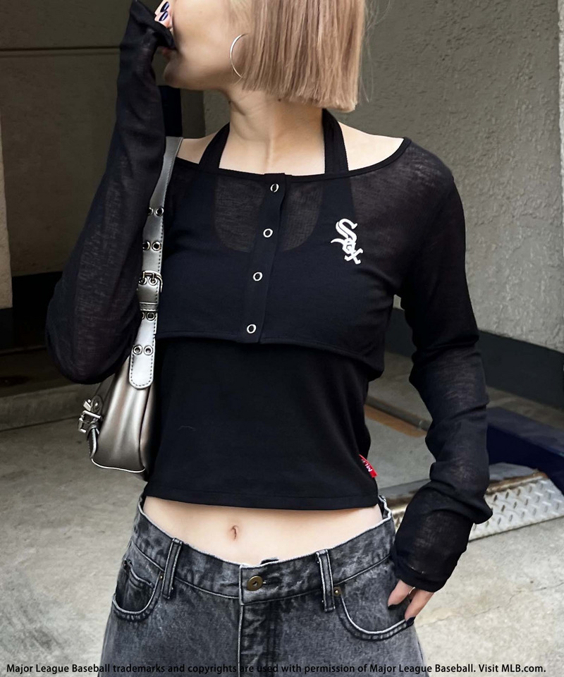 【MLB】ホルタータンクアンサンブル 詳細画像 ブラック 5