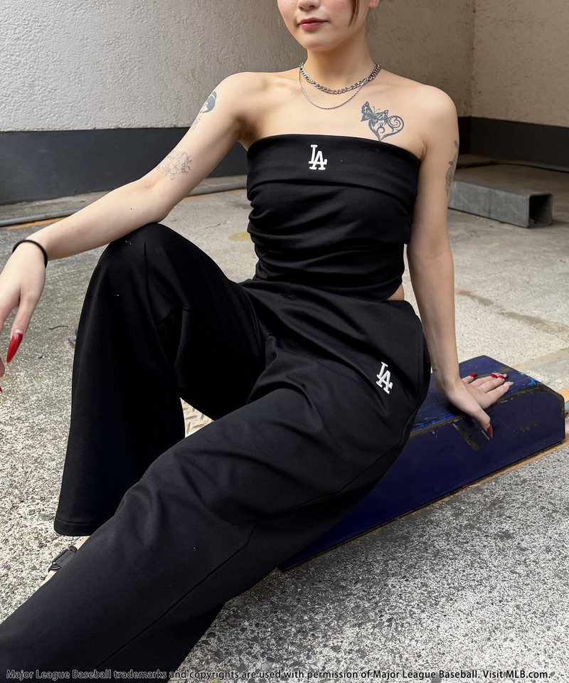 【MLB】ロゴベアポンチセットアップ 詳細画像 ブラック 5