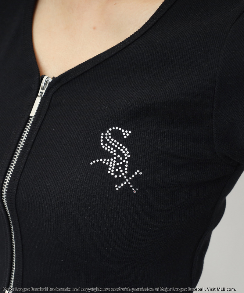 【MLB】ZIPロゴリブトップス 詳細画像 ブラック 11