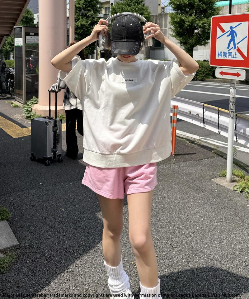 【MLB】ハーフサイズPO&times;ショートパンツ 詳細画像 ピンク系 12