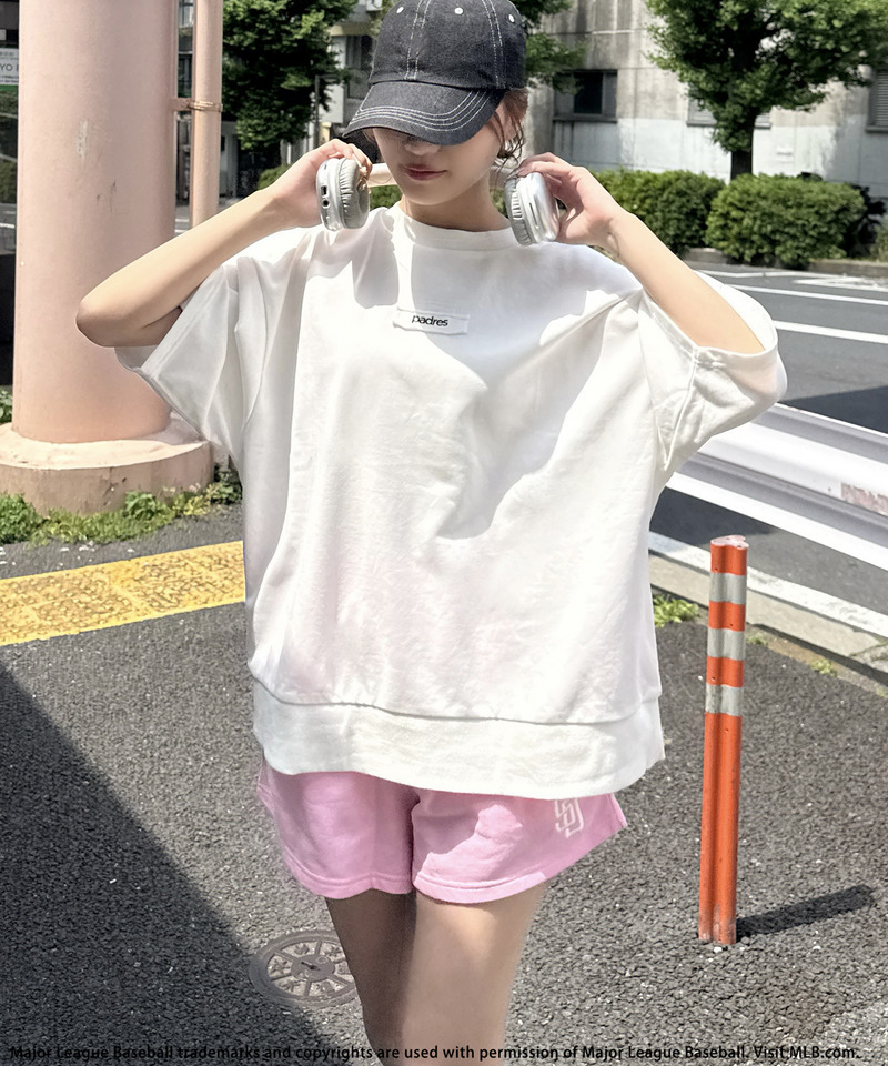 【MLB】ハーフサイズPO&times;ショートパンツ 詳細画像 ピンク系 9