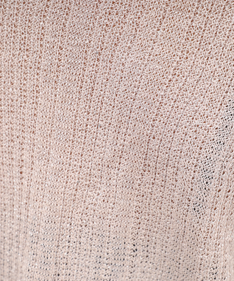 オリジナルフラワー柄ラメカーデアンサンブルワンピース 詳細画像 ブラウン 10