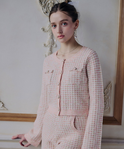 ニットツイードショートパンツ 詳細画像