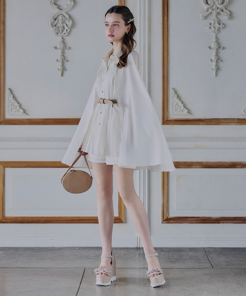 many wayケープブラウスセットアップ 詳細画像 オフホワイト 1