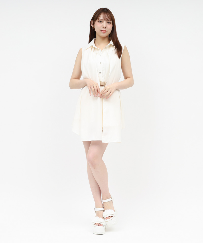 many wayケープブラウスセットアップ 詳細画像 オフホワイト 11