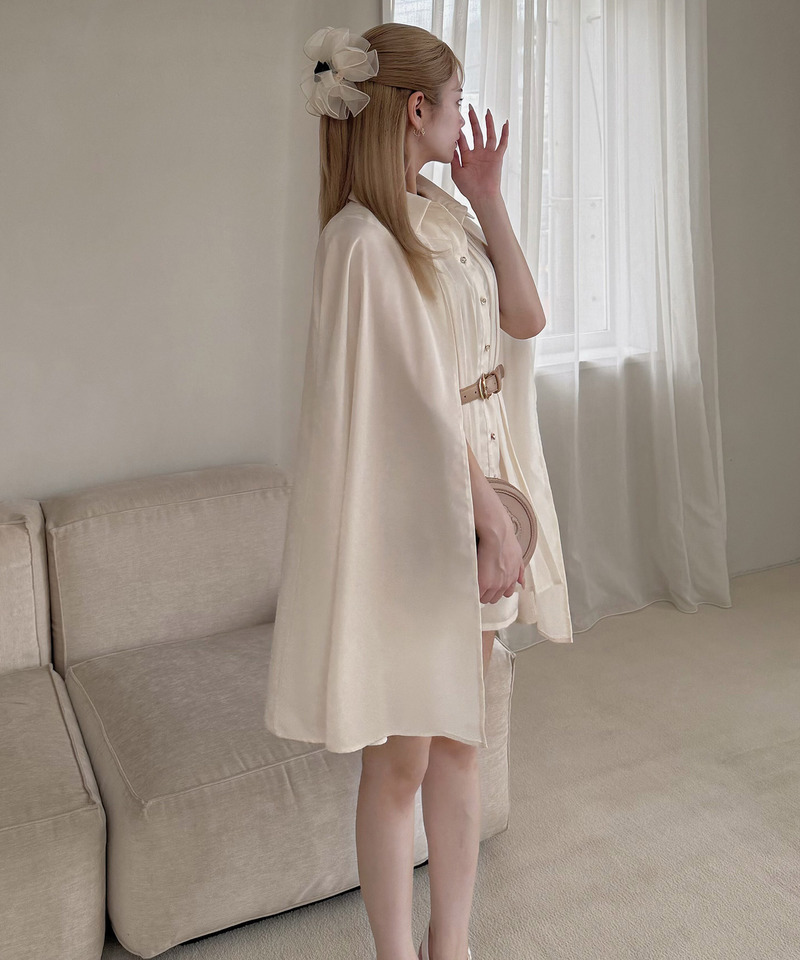 many wayケープブラウスセットアップ 詳細画像 オフホワイト 16