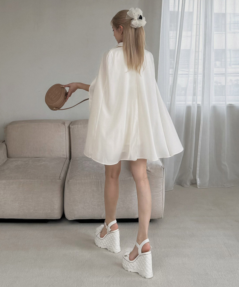 many wayケープブラウスセットアップ 詳細画像 オフホワイト 17