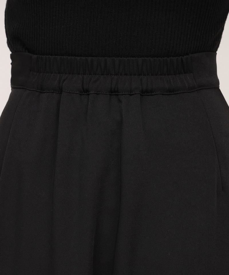 ドットチュールラッフルフレアスカート 詳細画像 ブラック 5