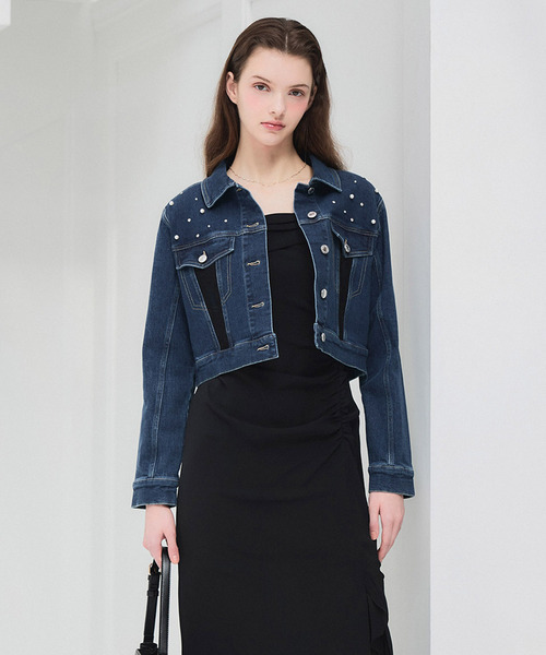 liberty デニムコンパクトジャケット 詳細画像