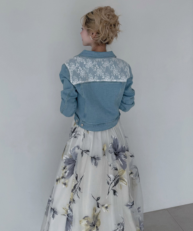 liberty デニムコンパクトジャケット 詳細画像 ブリーチ 5