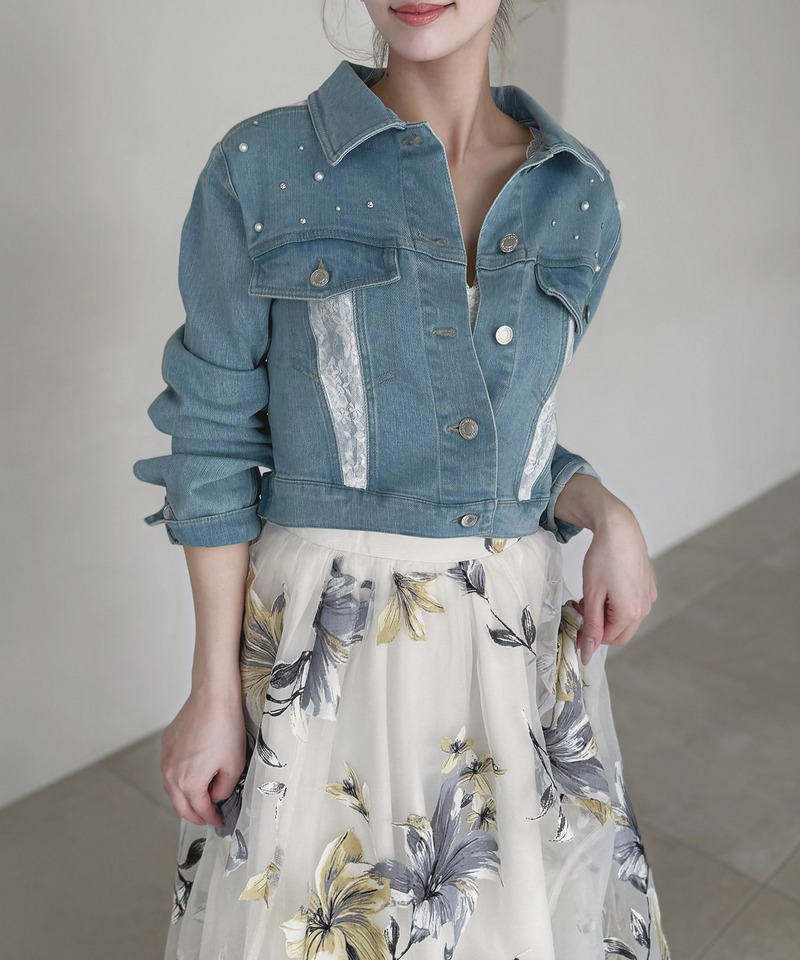 liberty デニムコンパクトジャケット 詳細画像 ブリーチ 6