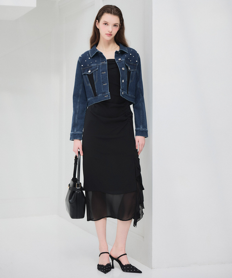 liberty デニムコンパクトジャケット 詳細画像 インディゴ 3