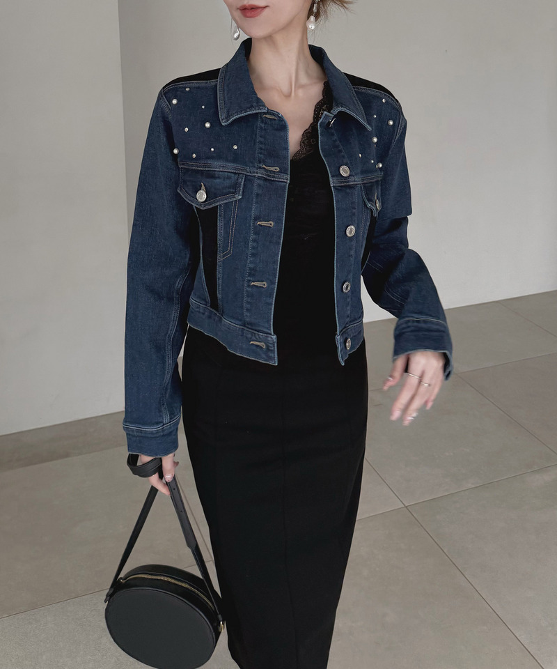 liberty デニムコンパクトジャケット 詳細画像 インディゴ 4