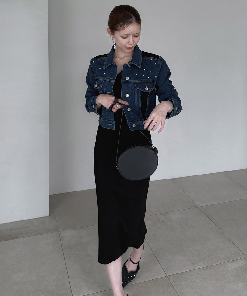 liberty デニムコンパクトジャケット 詳細画像 インディゴ 6