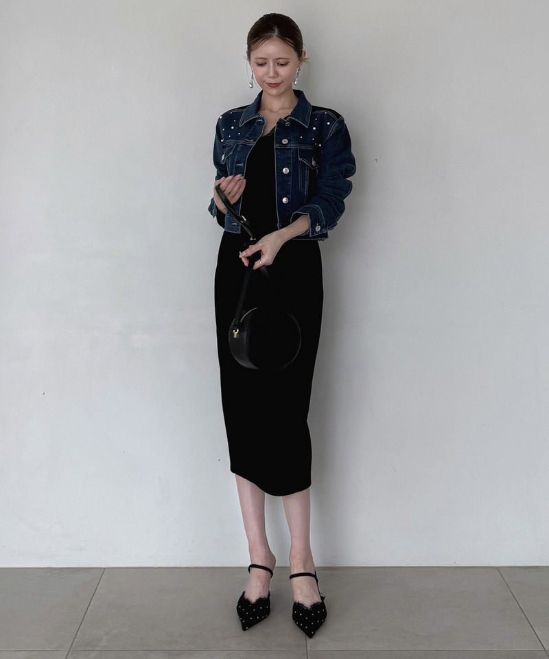 liberty デニムコンパクトジャケット 詳細画像 インディゴ 7