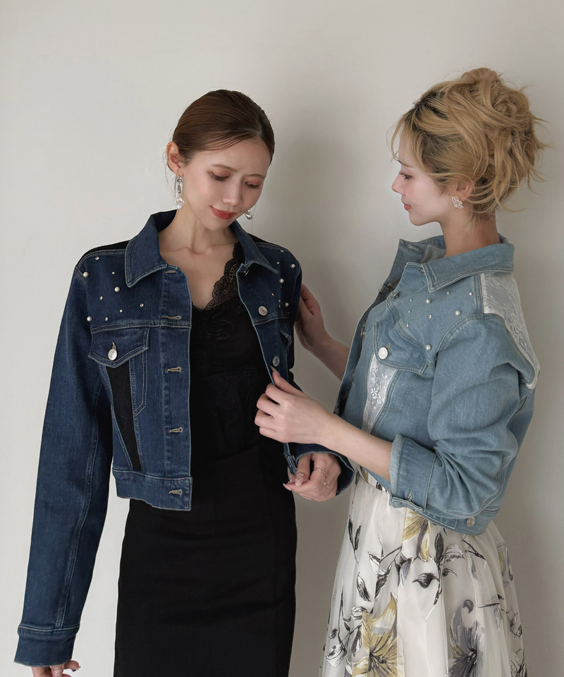 liberty デニムコンパクトジャケット 詳細画像 インディゴ 8