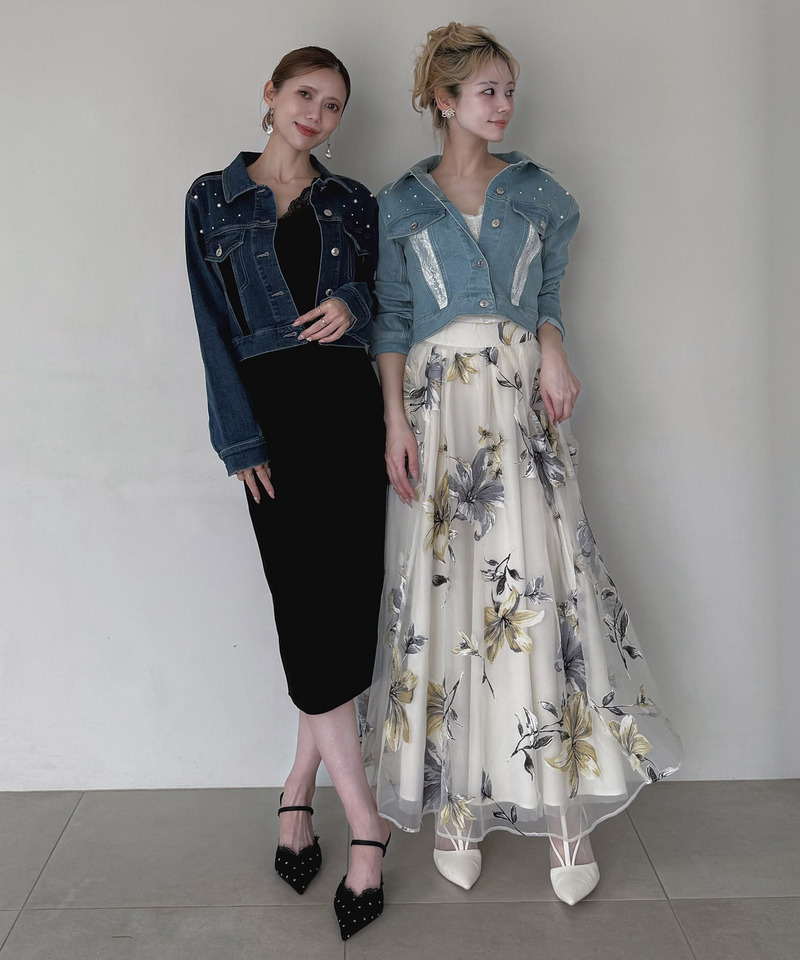 liberty デニムコンパクトジャケット 詳細画像 インディゴ 9