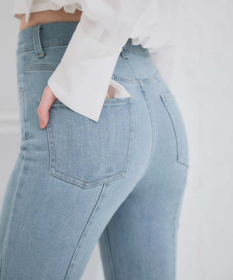 liberty デニムフレアパンツ 詳細画像 ブリーチ 5